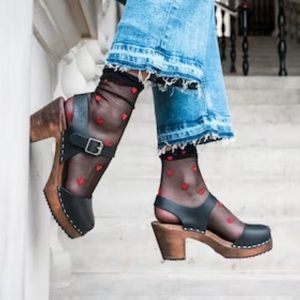 Brand New Swedish Clogs Highwood Open Toe